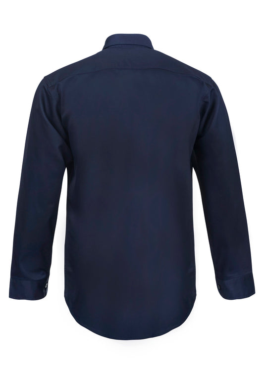 WORKCRAFT LONG SLEEVE COTTON DRILL SHIRT WS3020