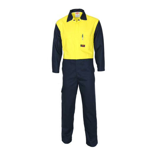 DNC Workwear Patron Saint? Flame Retardant Two Tone Drill Overall 3425
