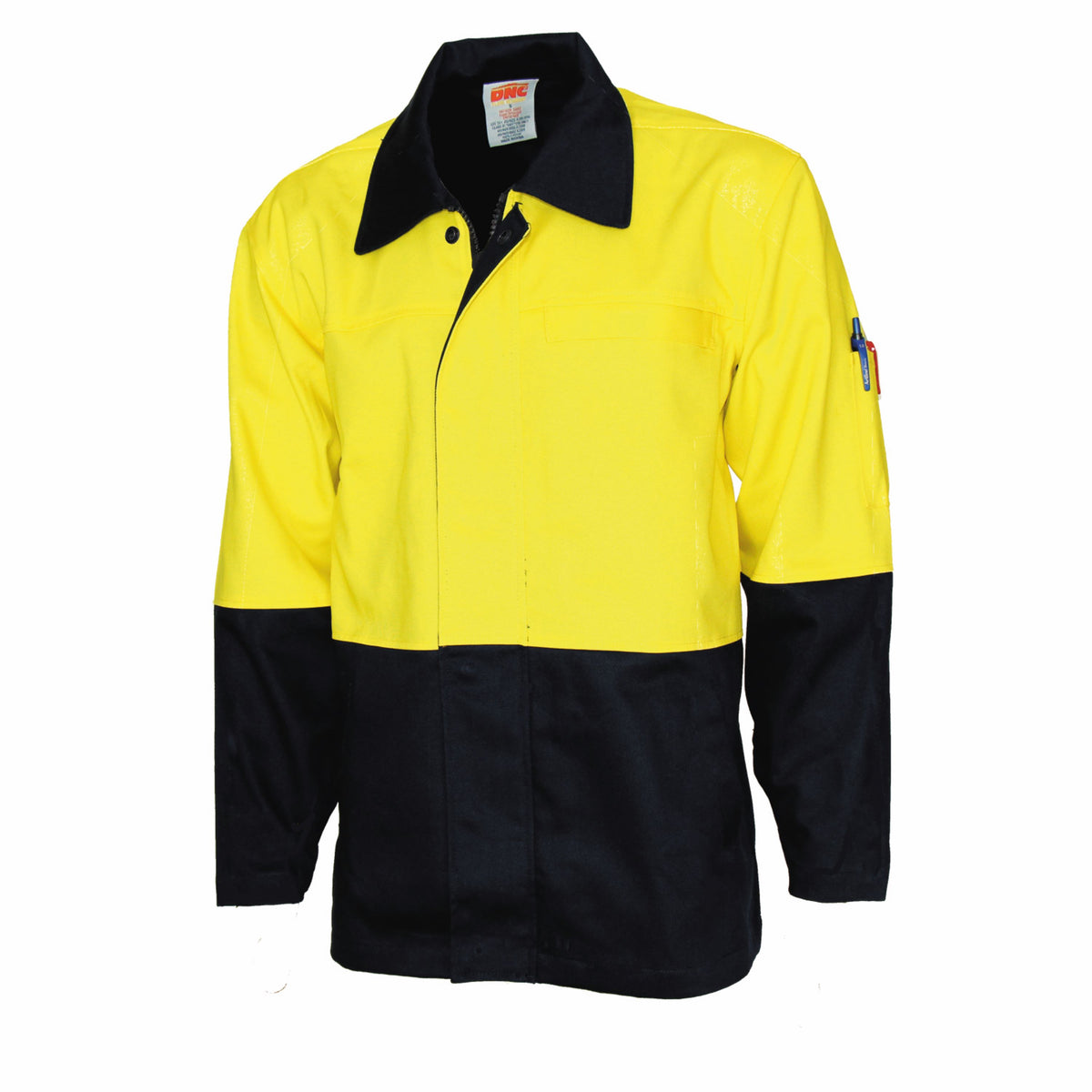 DNC Workwear Patron Saint? Flame Retardant Two Tone Drill Welder?? Jacket 3431