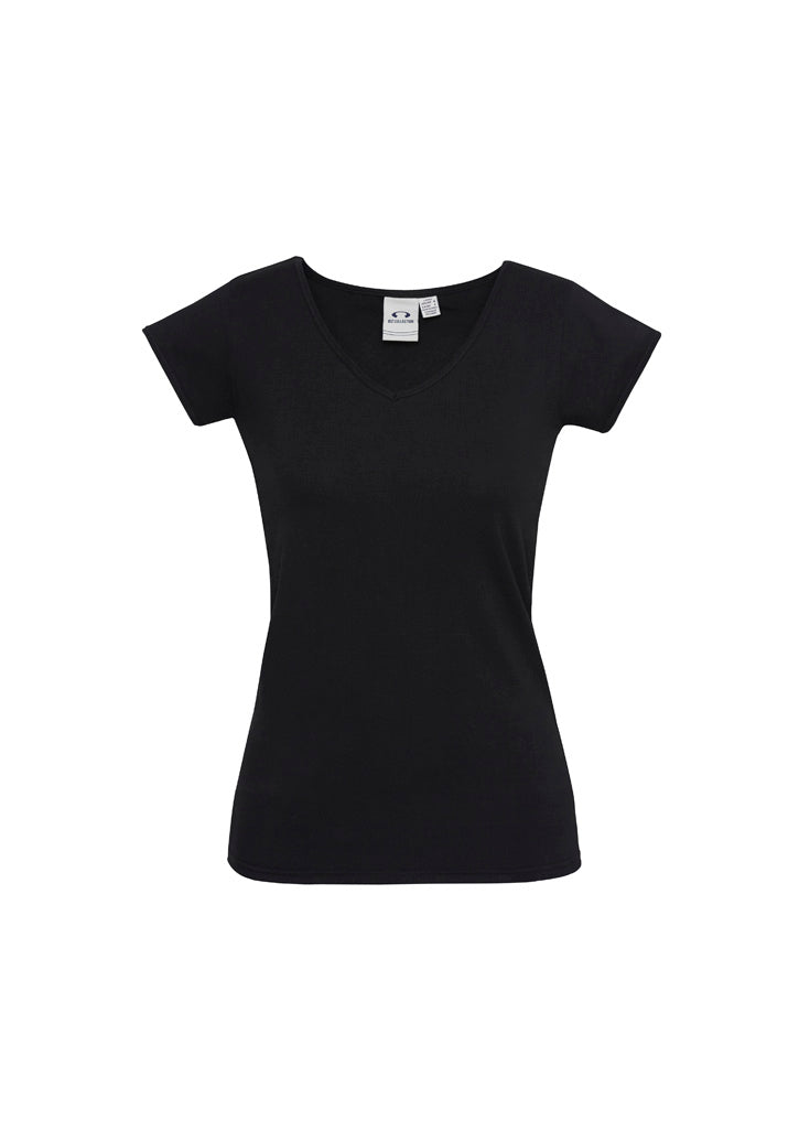 Biz Collection Womens Viva Short Sleeve Tee T403L
