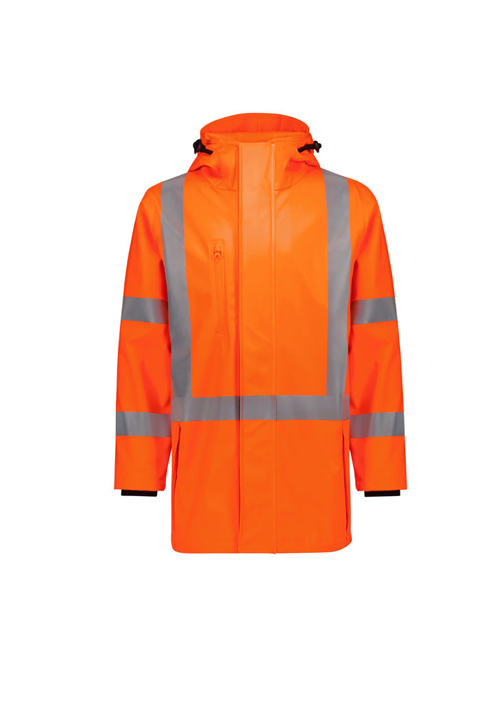 Syzmik Mens Hi Vis X Back Heavy Duty Waterproof Jacket ZJ620-AU
