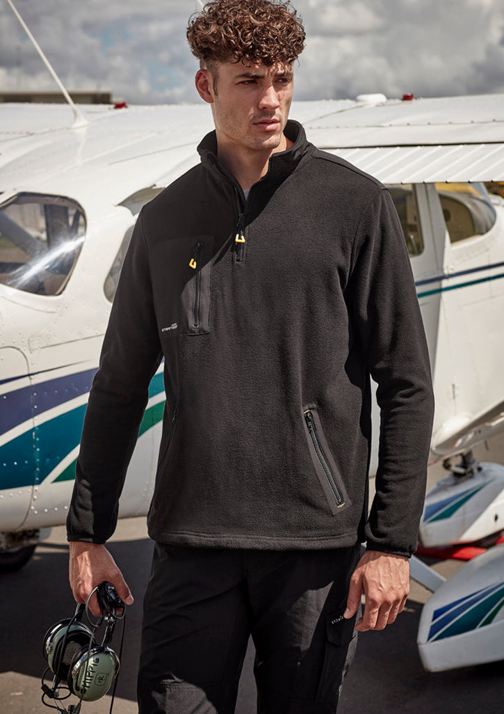 Syzmik Unisex Streetworx Lightweight 1/4 Zip Polar Fleece ZT210