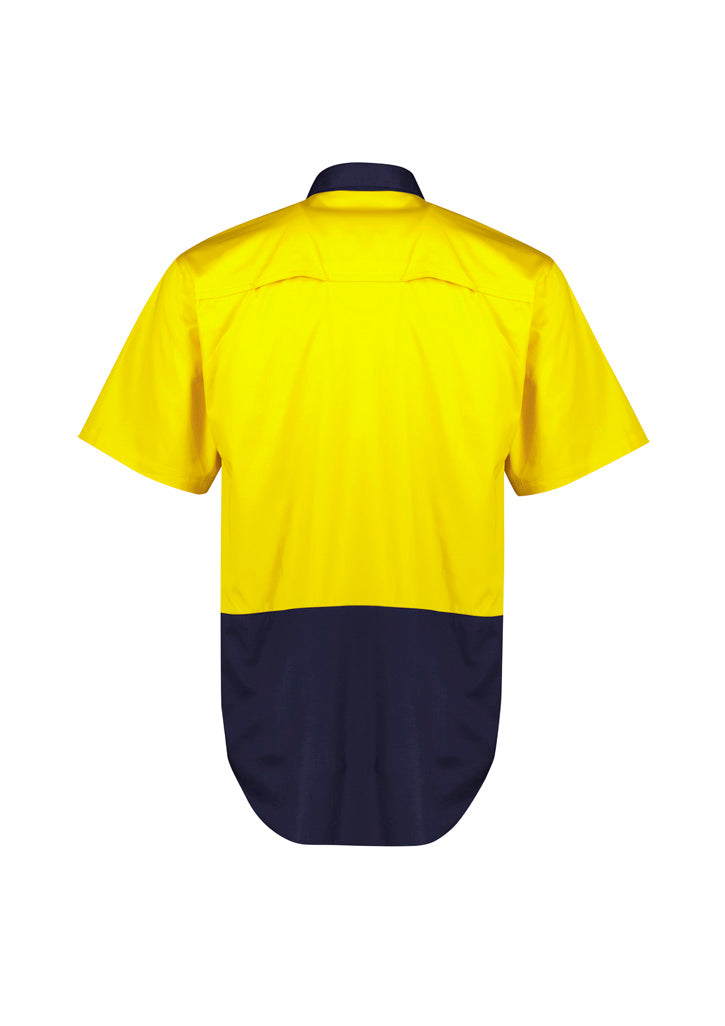 Syzmik Mens Hi Vis Short Sleeve Shirt ZW115