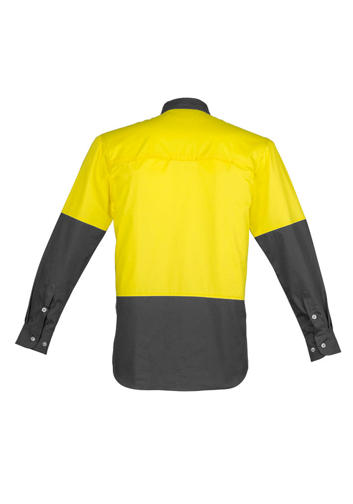 Syzmik Mens Industrial Long Sleeve Shirt ZW122