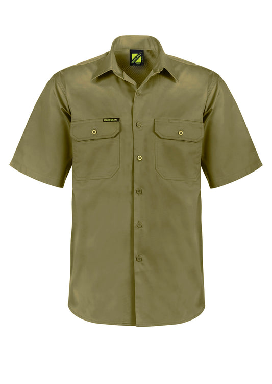 FULL COLOUR VENTED S/S SHIRT