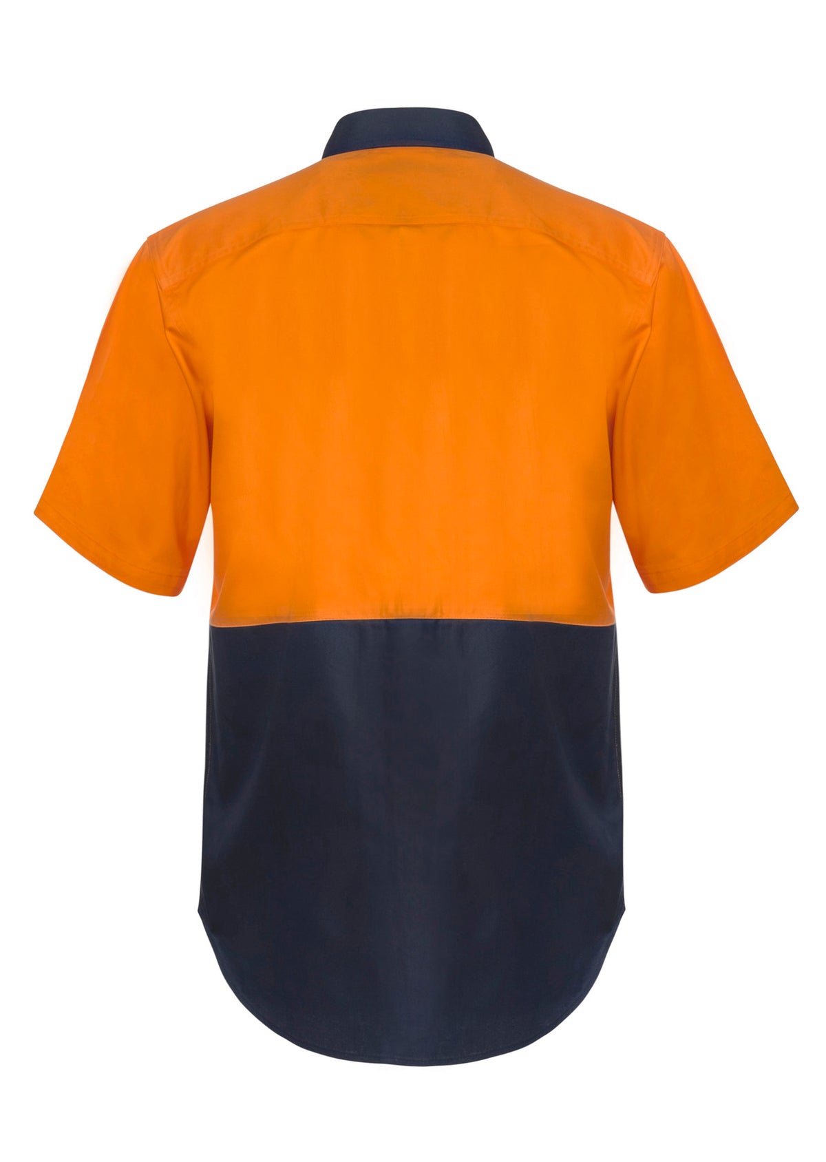 WORKCRAFT TWO TONE HI VIS S/S SHIRT STUD WS3063