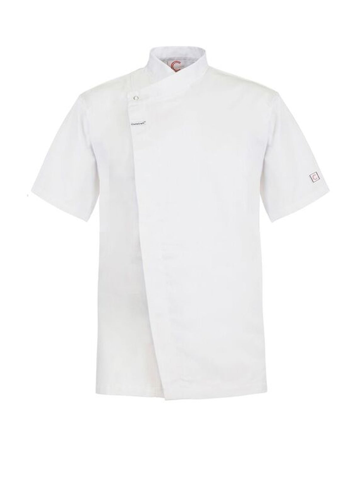 CHEFSCRAFT UNISEX TUNIC  HIDDEN STUDS S/S CJ041