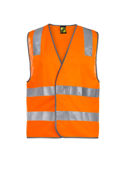 ADULT HI VIS VEST WITH TAPE