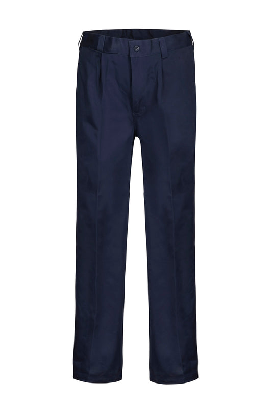 SINGLE PLEAT COTTON PANT