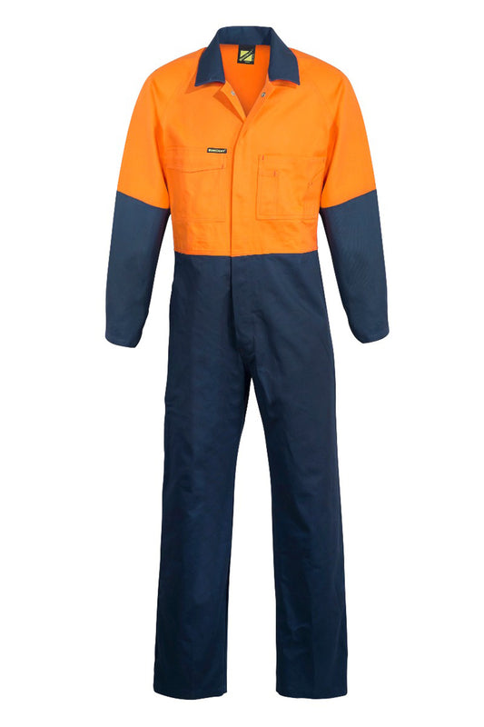HI VIS TWO TONE COVERALLS