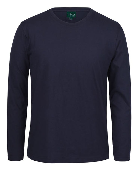 JB's L/S NON CUFF TEE NAVY - XS