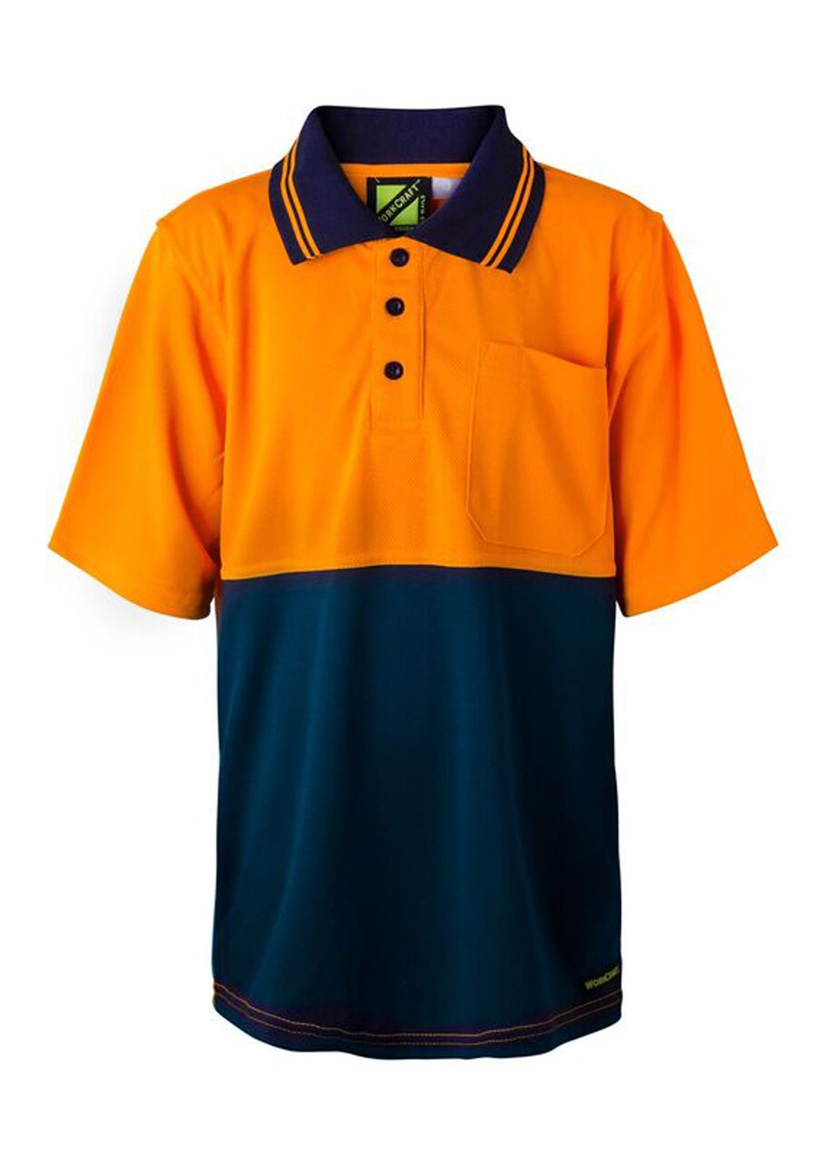 KIDS S/S TWO TONE POLO