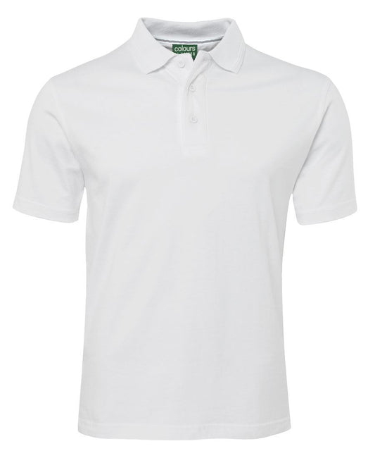 C of C JERSEY POLO WHITE - XS
