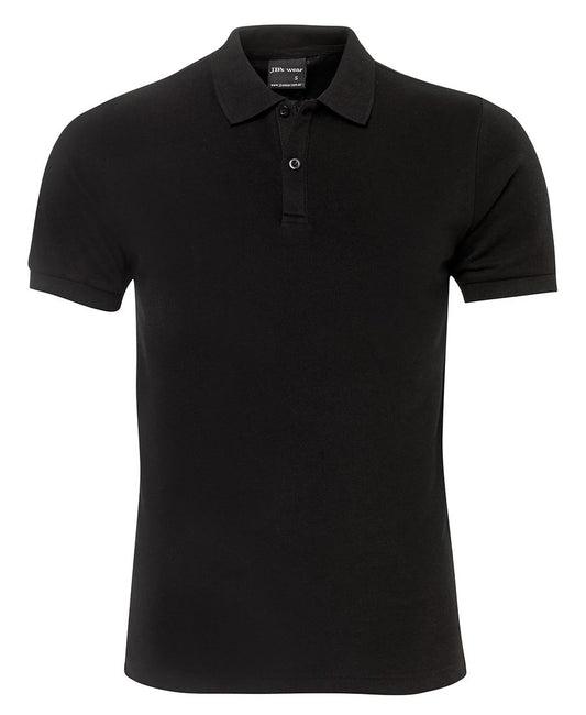 JB's FITTED POLO BLACK - XS