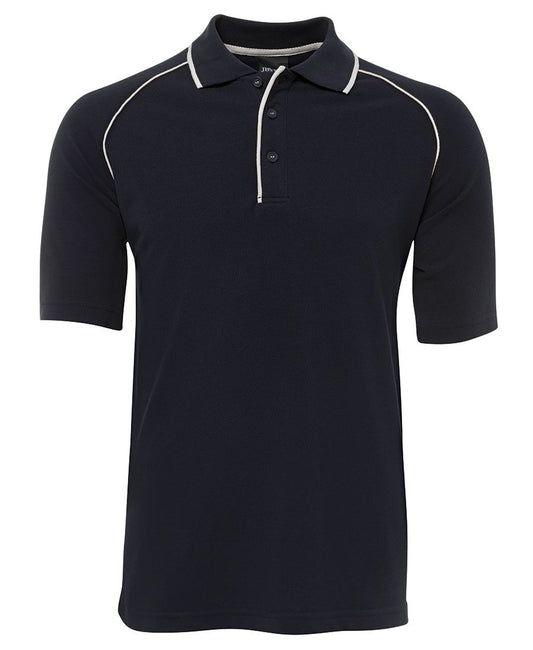 JB's RAGLAN POLO NAVY/WHITE - S