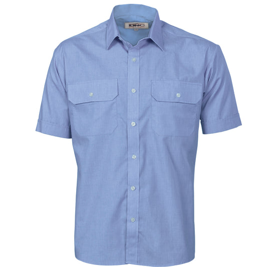 Polyester Cotton Work Shirt - Short Sleeve