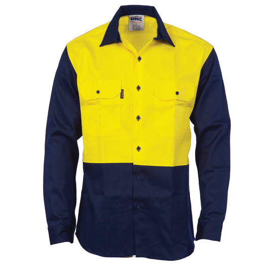 Patron Saint? Flame Retardant Two Tone Drill Shirt - L/S