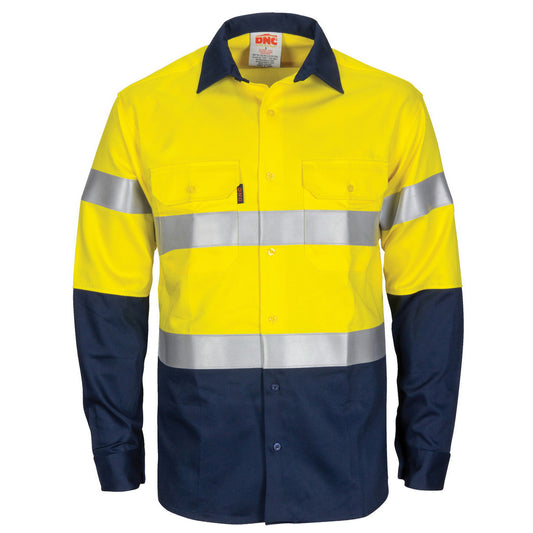 Patron Saint? Flame Retardant Two Tone Cotton Shirt with 3M F/R Tape - L/S