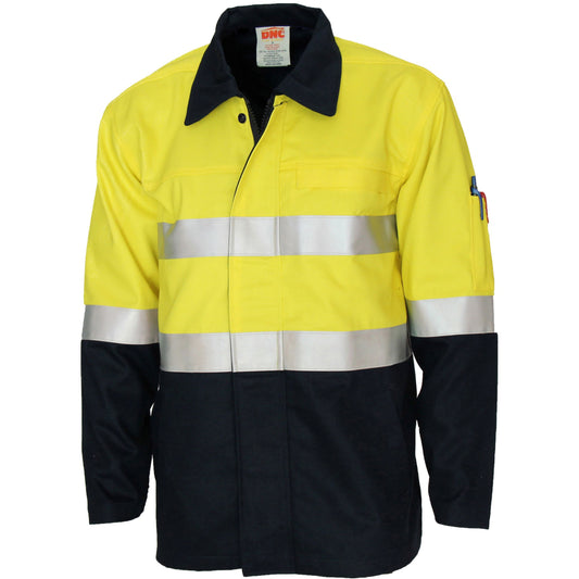 Patron Saint? Flame Retardant Two Tone Drill ARC Rated Welder's Jacket with LOXY F/R Tape