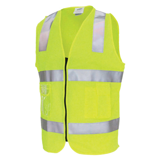 Day/Night Side Panel Safety Vest with CSR R/Tape