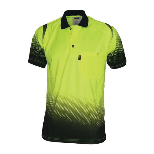 HiVis Sublimated Ocean Polo