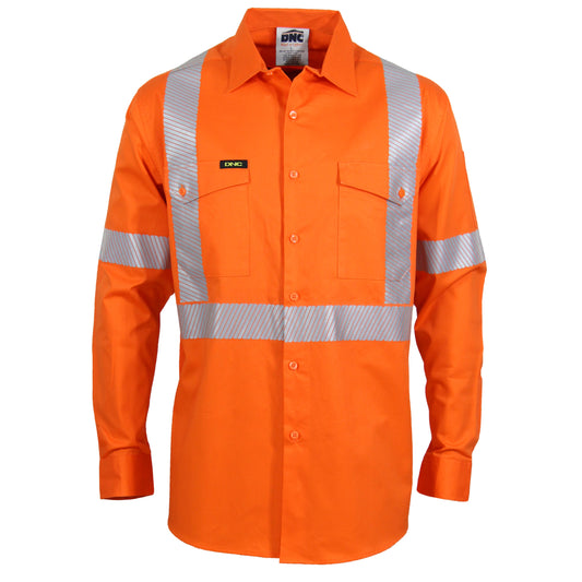 HiVis Segmented Tape Coolight "X" Back Shirt