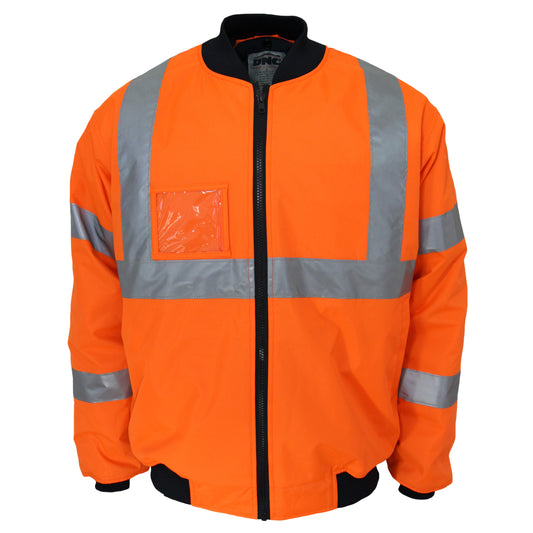 HiVis "X" Back Flying Jacket Bio-Motion CSR R/Tape