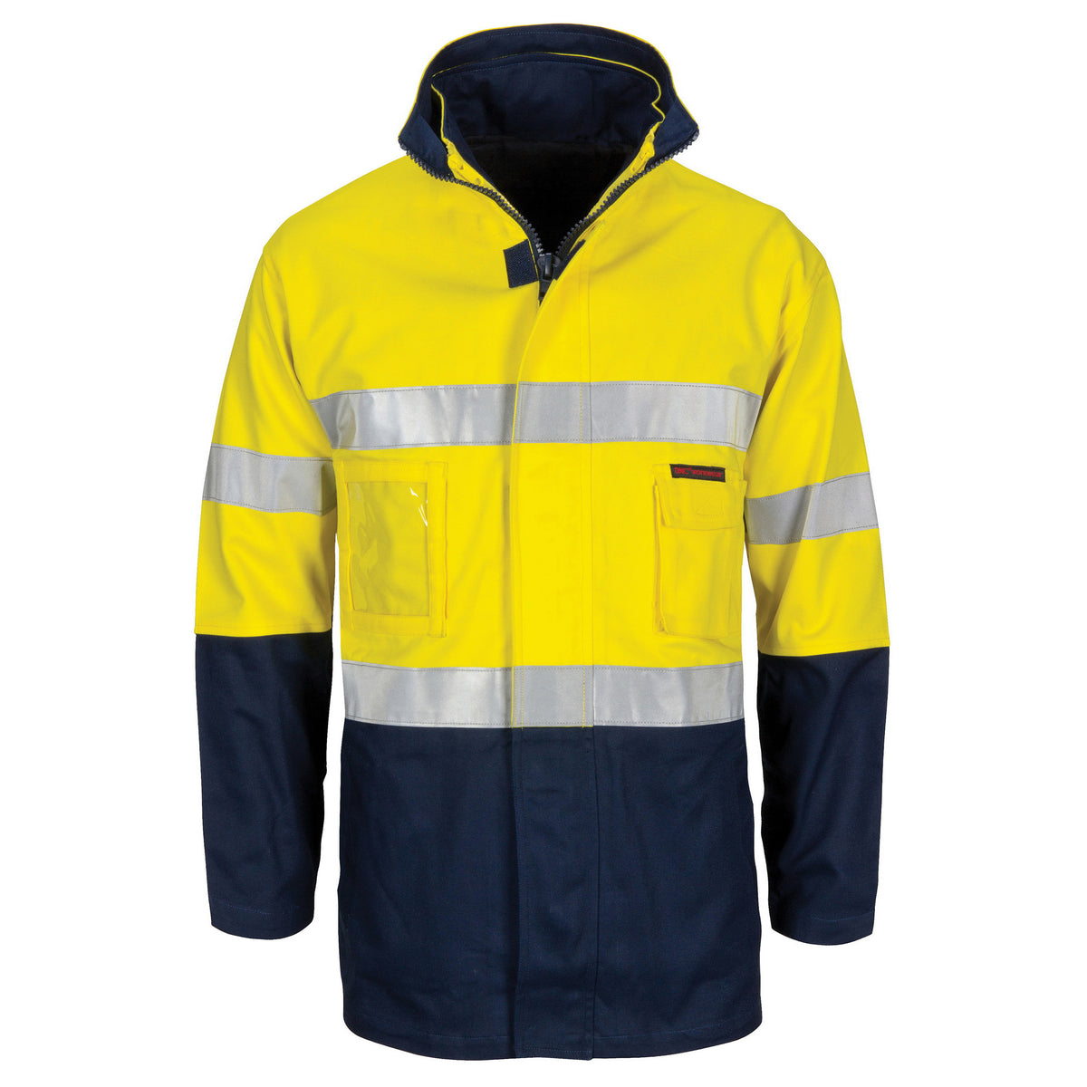 HiVis "4 IN 1" Cotton Drill Jacket with CSR R/Tape