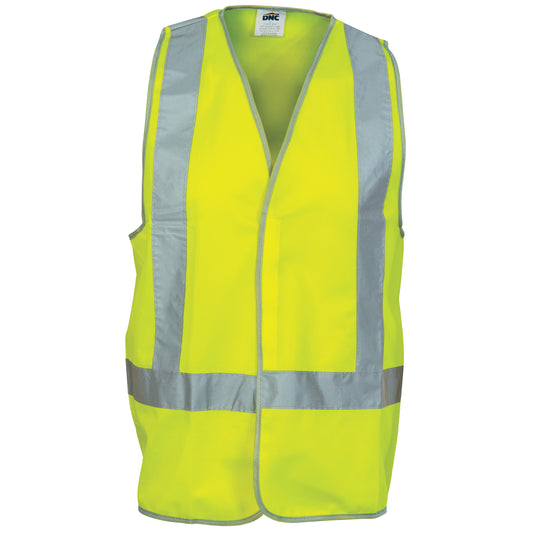 Day/Night Safety Vest with H-Pattern CSR R/Tape
