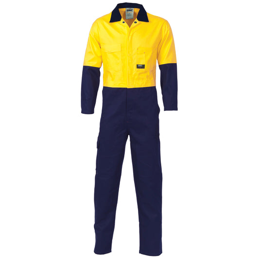 HiVis Cool-Breeze Two Tone Lightweight Cotton Coverall