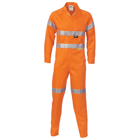 HiVis Cotton Coverall with CSR R/Tape
