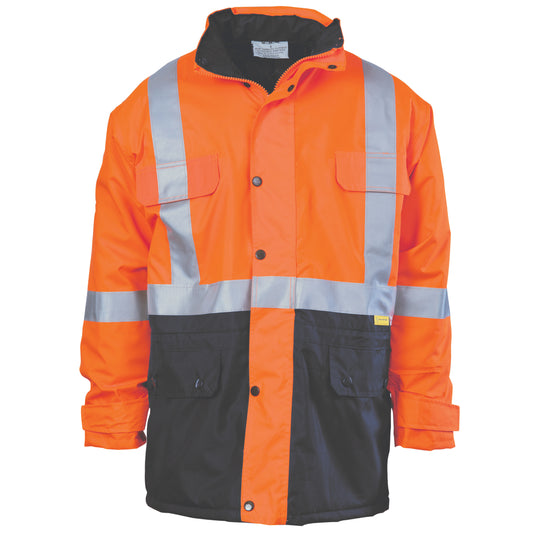 HiVis Two Tone Quilted Jacket with CSR R/Tape