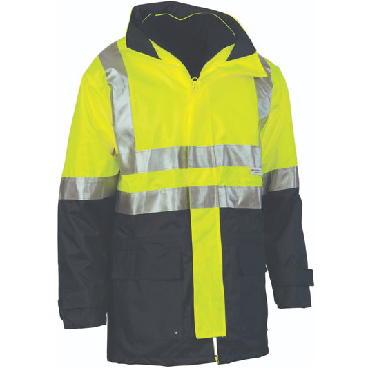 HiVis "4 in 1" Two Tone Breathable Jacket with Vest & CSR R/Tape