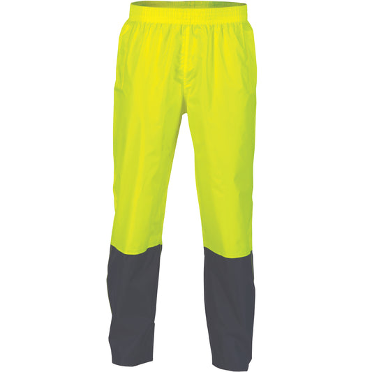 HiVis Two Tone Lightweight Rain Pants