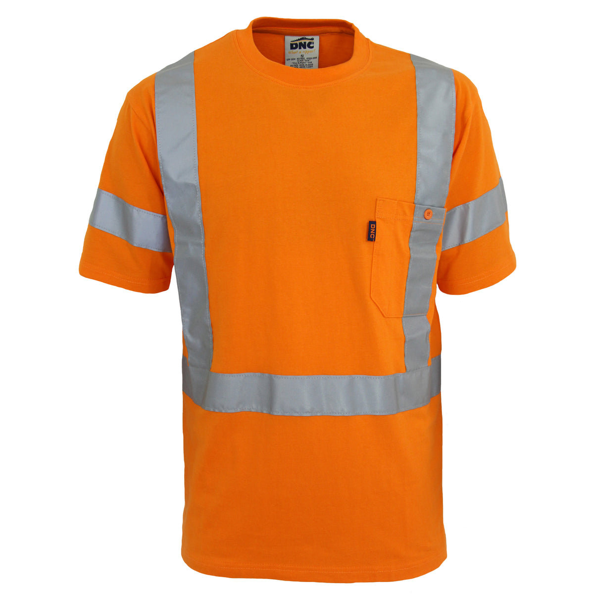 HiVis Cotton CSR R/Tape Tee - Short Sleeve