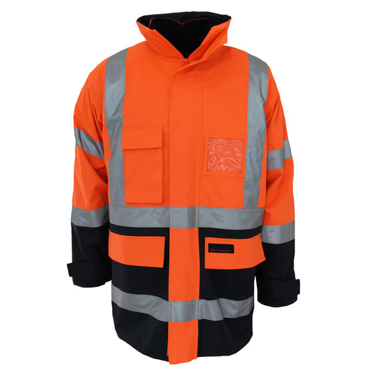 HiVis "H" Pattern Two Tone Bio-Motion CSR R/Tape "6 IN 1" Jacket
