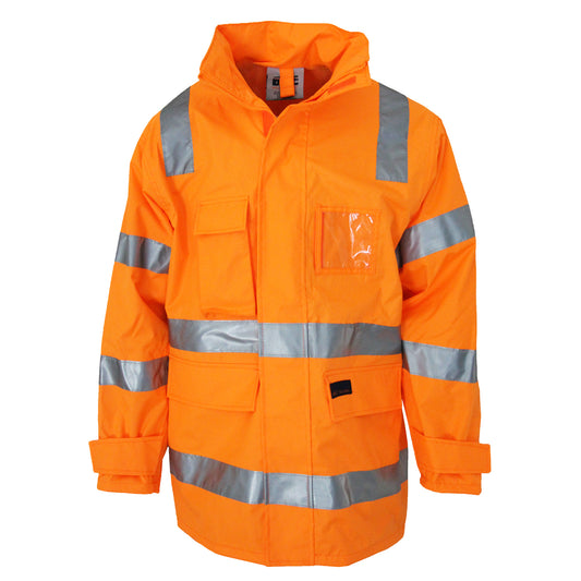HiVis VIC Rail Rain Jacket