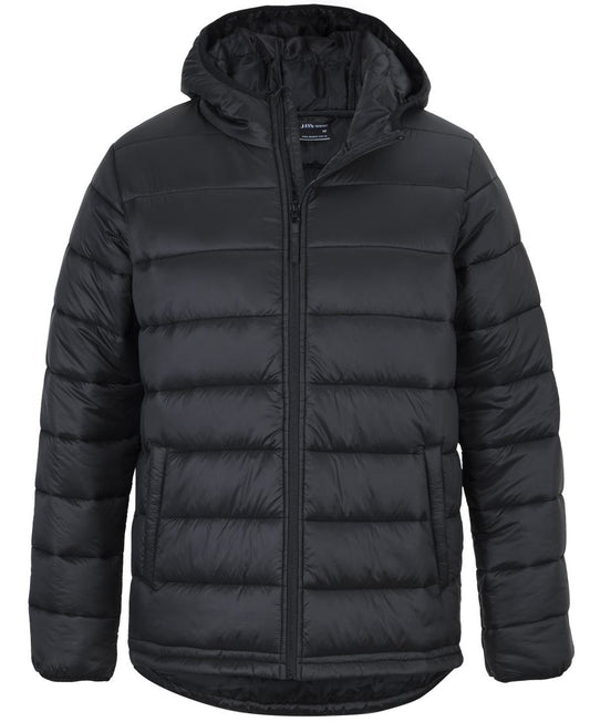 JB's URBAN HOODED PUFFER JACKET BLACK - XS