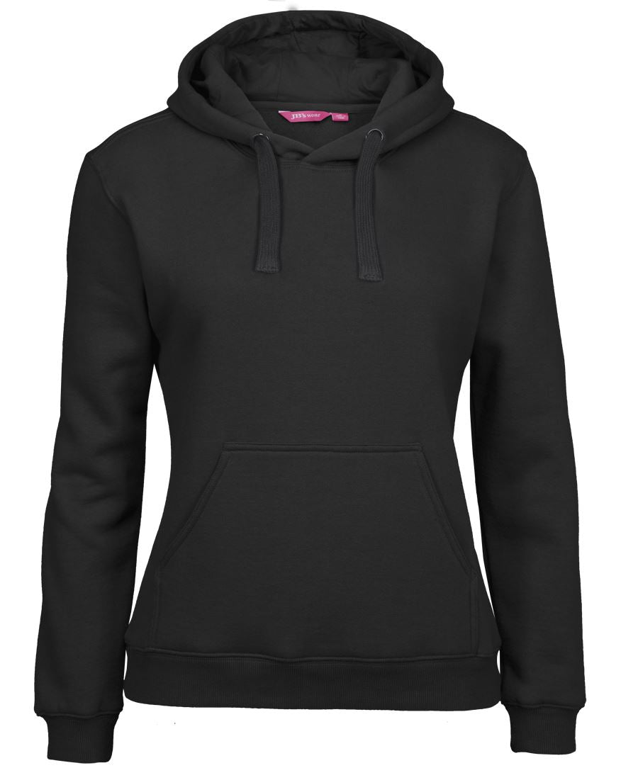 JB's? LADIES FLEECY HOODIE? BLACK - 06