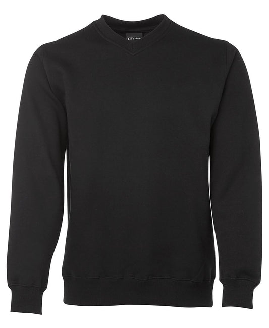 JB's V NECK FLEECY SWEAT BLACK-XS