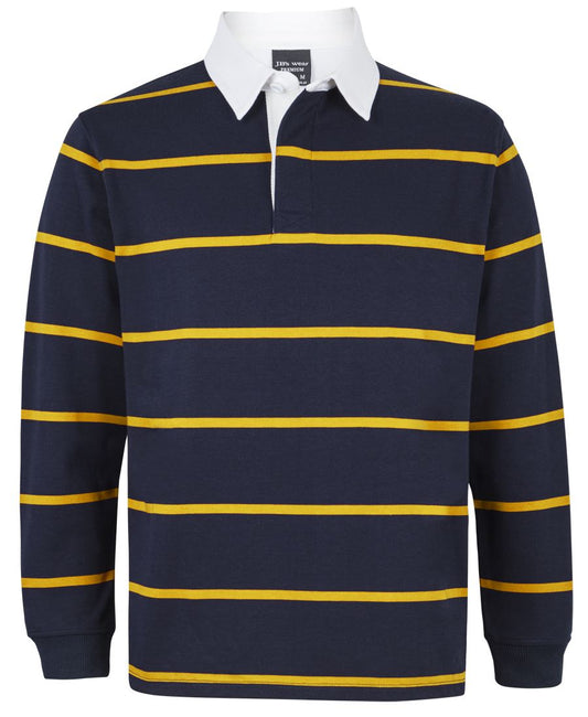 JB's YARN DYED RUGBY NAVY/GOLD - XS