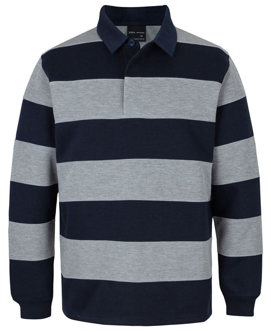 JB's RUGBY STRIPED NAVY/13% MARLE - XS