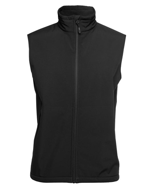 PDM THREE LAYER SOFTSHELL VEST BLACK - XS