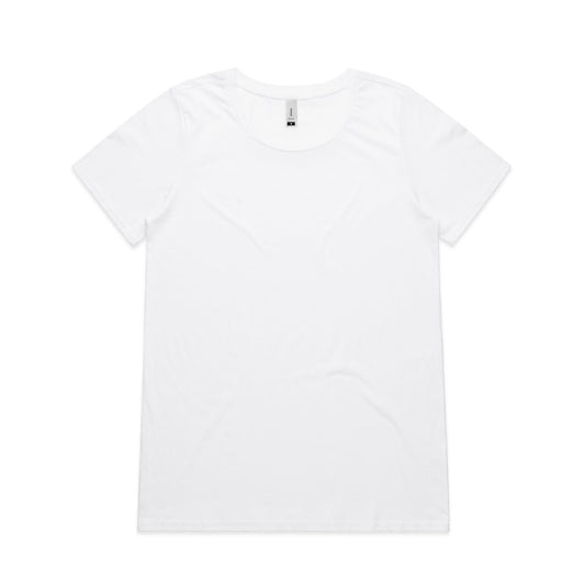 AS Colour Wo's Shallow Scoop Tee | 4011