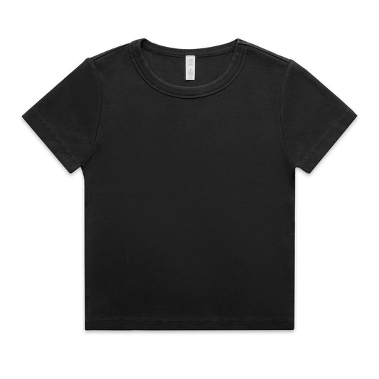 Wo's Faded Organic Rib Tee | 4036
