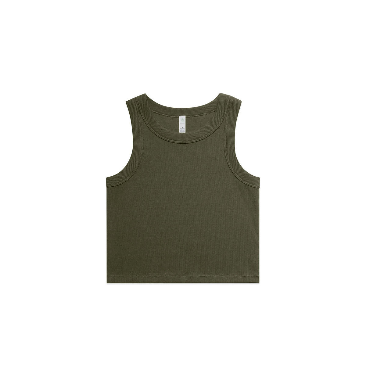 Wo's Organic Rib Crop Tank | 4064G