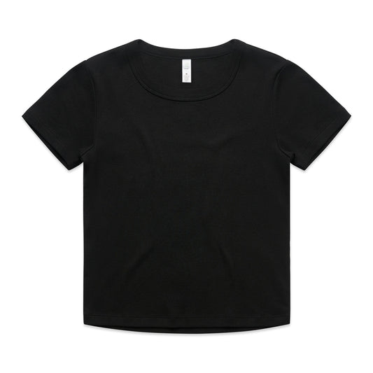 Wo's Organic Rib Baby Tee | 4074