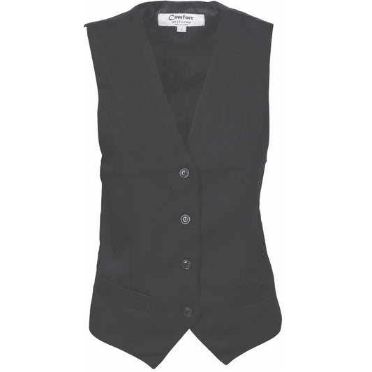 Ladies Black Vest