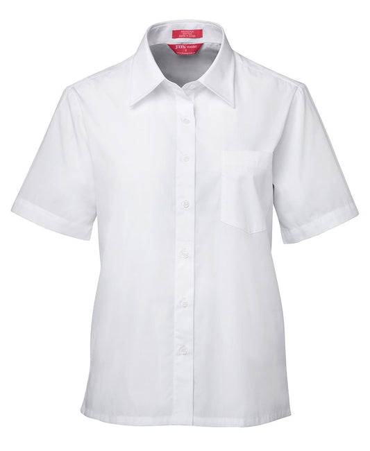 JB's LADIES S/S ORIGINAL POPLIN SHIRT WHITE - 06