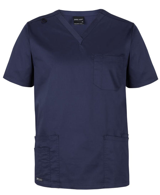 JB's UNISEX PREMIUM SCRUBS TOP NAVY - XS